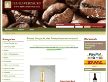 Tablet Screenshot of feinesverpackt.de